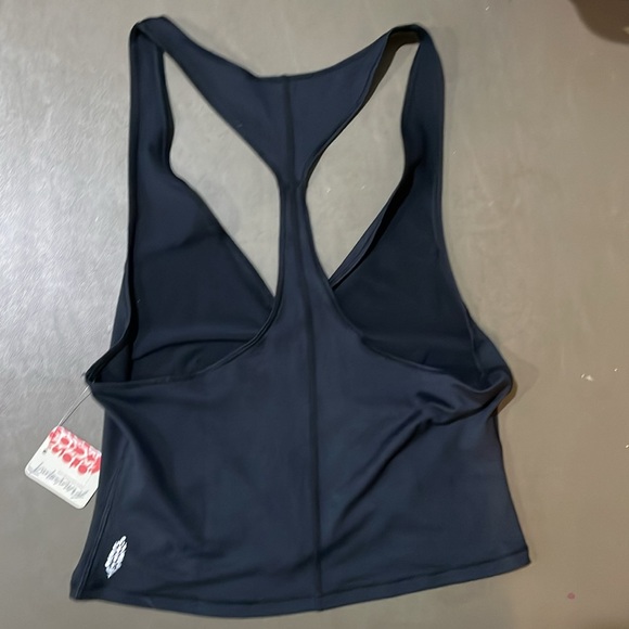 NWT FREE PEOPLE MOVEMENT SIZE S BLACK RACER BACK - Picture 3 of 5